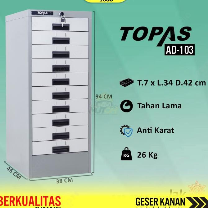 

Lemari Besi Penyimpan Laptop Lemari Laptop 10 Laci Loker - Ad-103 Limited Edition