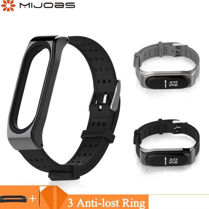 

AKASHMARKET !!! MI BAND MIJOBS 3 Strap GELANG Tali METAL SPORTY - TERLARIS !