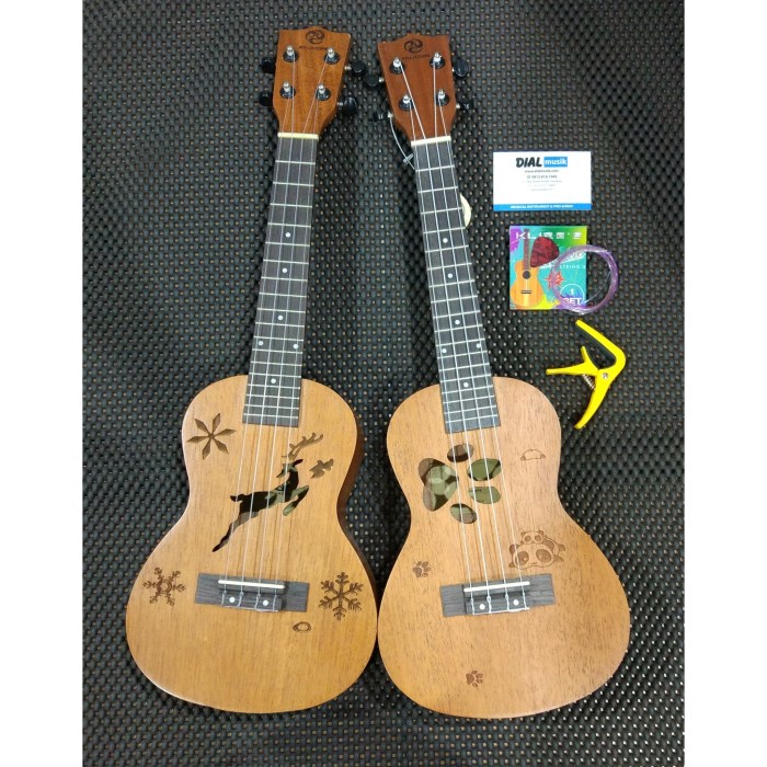 Ukulele - Paladin Uk430 - Ukulele Concert Murah Bonus Tas Dan Capo - Gambar Rusa