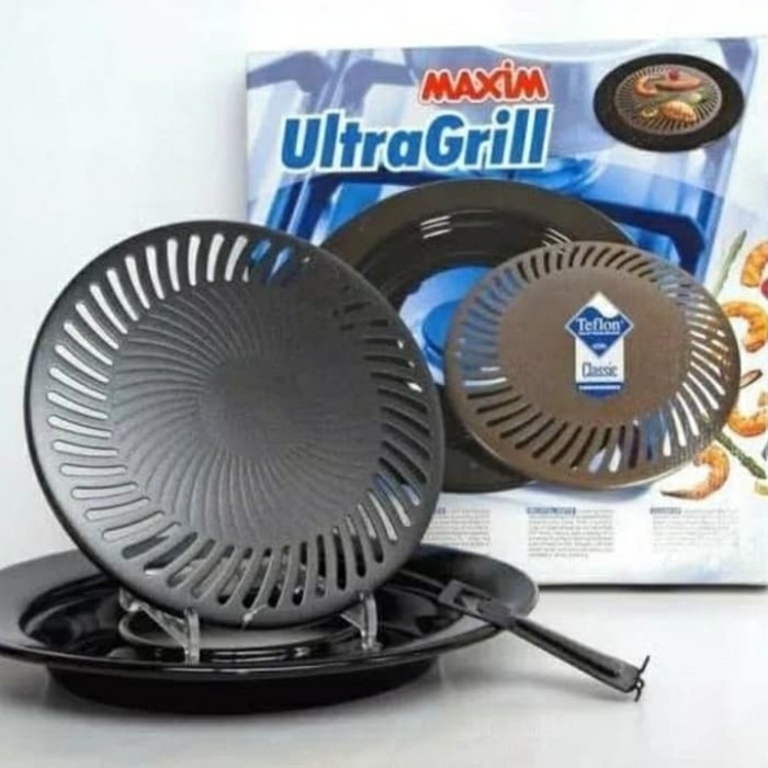 TERBARU Maxim Ultra Grill Pan Anti Lengket untuk BBQ/Teflon Maxim Ultra Grill /GRILL PEN/BAKARAN