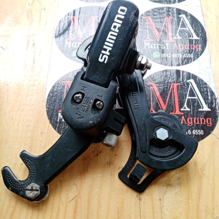 RD Shimano TZ31 ARD-TZ31 full black, 6, 7 dan 8 speed