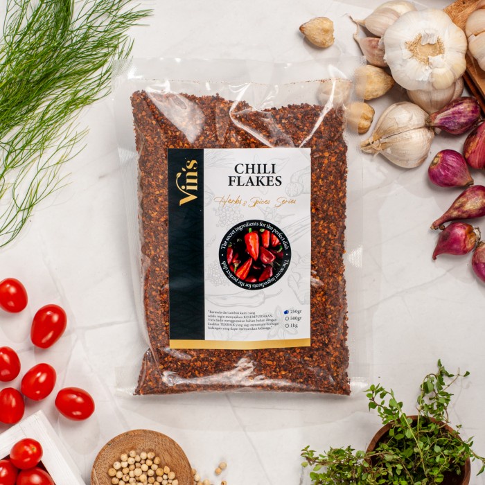 

Promo Chili Flakes / Bubuk Cabe / Chilli Flake 250 Gram Terbaru
