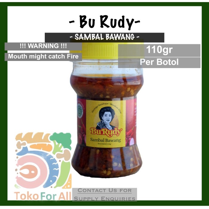 

Promo Sambal Bawang - Bu Rudy - Asli Surabaya - 110Gr Terbaru