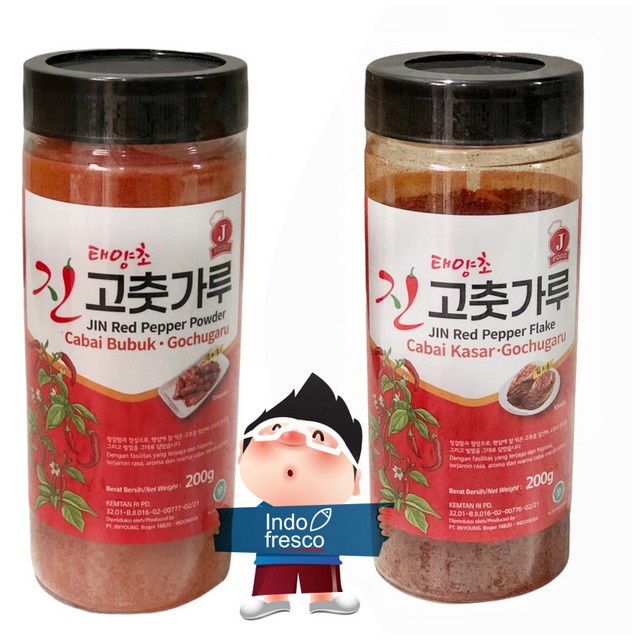 

Promo Jin Red Pepper- Gochugaru- Bubuk Cabai 200 G Terbaru