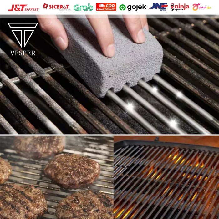 TERMURAH HOT SALE BBQ GRILL CLEANING BRICK BLOCK STONE / BATU BATA PEMBERSIH /GRILL PEN/BAKARAN