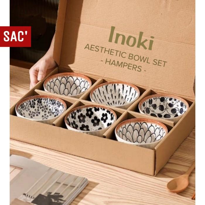 

Inoki Hampers Japanese Bowl Set Piring Mangkok Keramik Mangkuk Jepang 079