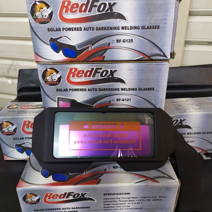 KACA MATA LAS OTOMATIS REDFOX KACA MATA LAS
