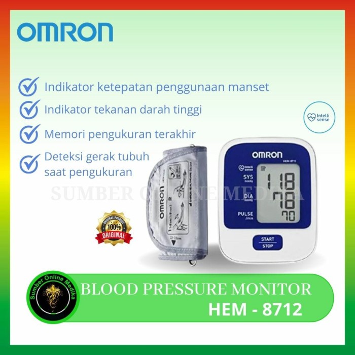 NEW TENSIMETER/ TENSIMETER DIGITAL/ OMRON/ OMRON HEM-8712/ HEM 8712 ORIGINAL TERBARU