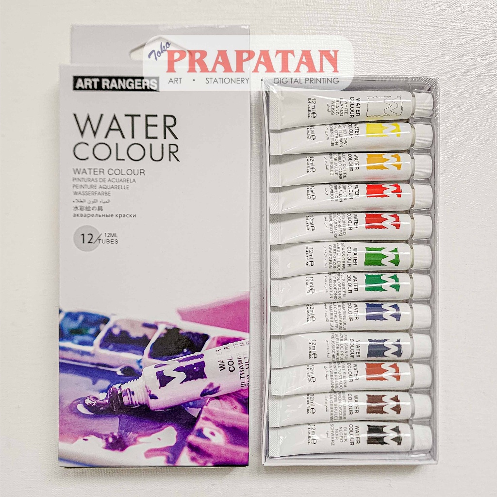 

Art Ranger Watercolor Set 12X12Ml Cat Air Set