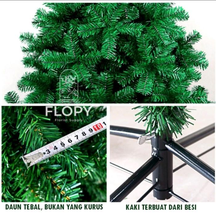 Pohon Natal Cemara Artificial /Pohon Natal 2 Meter /Hiasan Pohon Natal