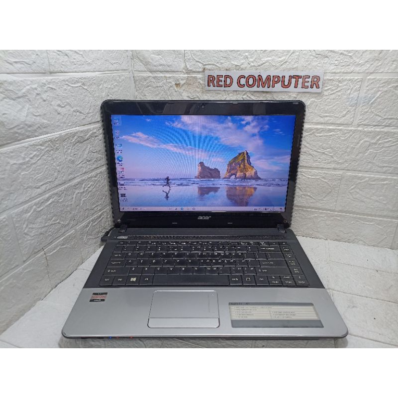 Laptop Acer Aspire E1 Ram 8 GB SSD 128GB Spesial Desain