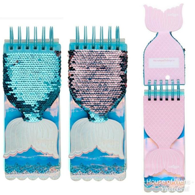 

Terbaik Smiggle Mermaid Tail Notebook Sequins Reversible Pengiriman Cepat