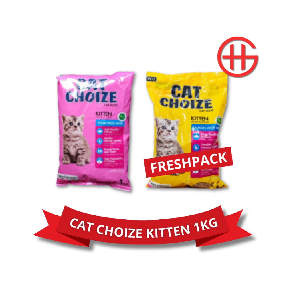 GH Makanan Kucing Kering Murah CAT CHOIZE KITTEN 1kg | Pakan Anak Kucing Kiloan | Dry Cat Food