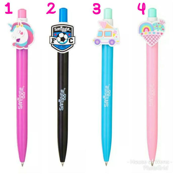 

Best Sales Smiggle Fun Character Click Pen - Pulpen Smiggle Stok Terbatas