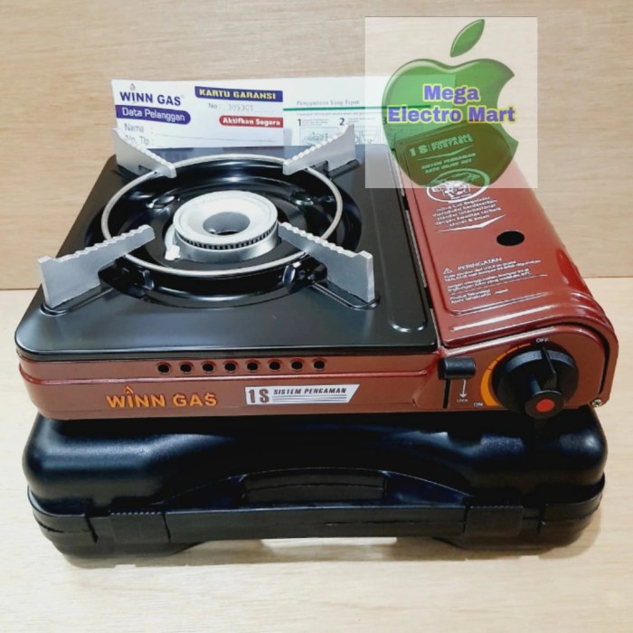 [Ori] Kompor Portable Winn Gas W1S Kompor Gas Portable Winn Gas Diskon