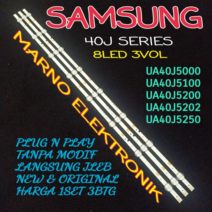 [Ori] Bl Backlight Led Tv Samsung Ua40J5100Ak Ua40J5100 Ak Ua 40J5100 Ak Bisa Gojek