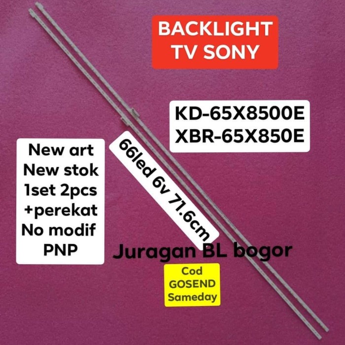 [Ori] Lampu Led Bl Backlight Tv Sony 65Inc 66Led Kd-65X8500E 65X8500E Xbr-65 Limited