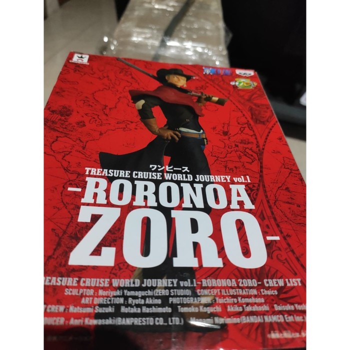 [Original] One Piece Treasure Cruise World Journey Roronoa Zoro Vol 1 Banpresto Berkualitas
