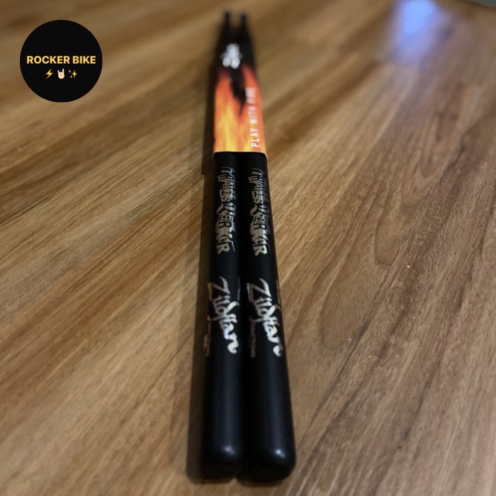 [Original] Travis Barker Zildjian Drum Stick Black Original Diskon