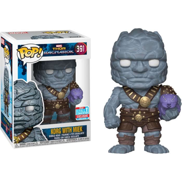 ✅Baru Funko Pop Marvel - Thor Ragnarok - Korg With Miek Nycc Terbatas