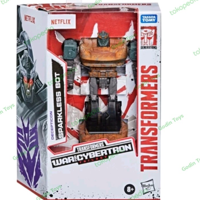 FLASH SALE TRANSFORMERS SPARKLESS BOT GENERATIONS WAR FOR CYBERTRON TERBARU
