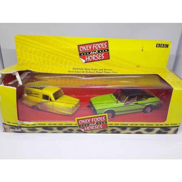 ✅COD Diecast Corgi 1:43 Reliant Regal Super Van - Ford Capri Terbaru