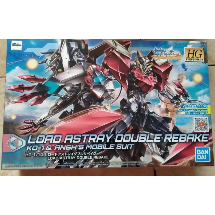 Hg 1/144 Hgbd:R Gundam Load Astray Double Rebake Build Divers Bandai