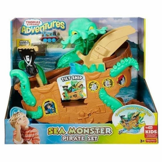 ✅COD Thomas  Friends Adventures - Sea Monster Pirate Set Terbatas