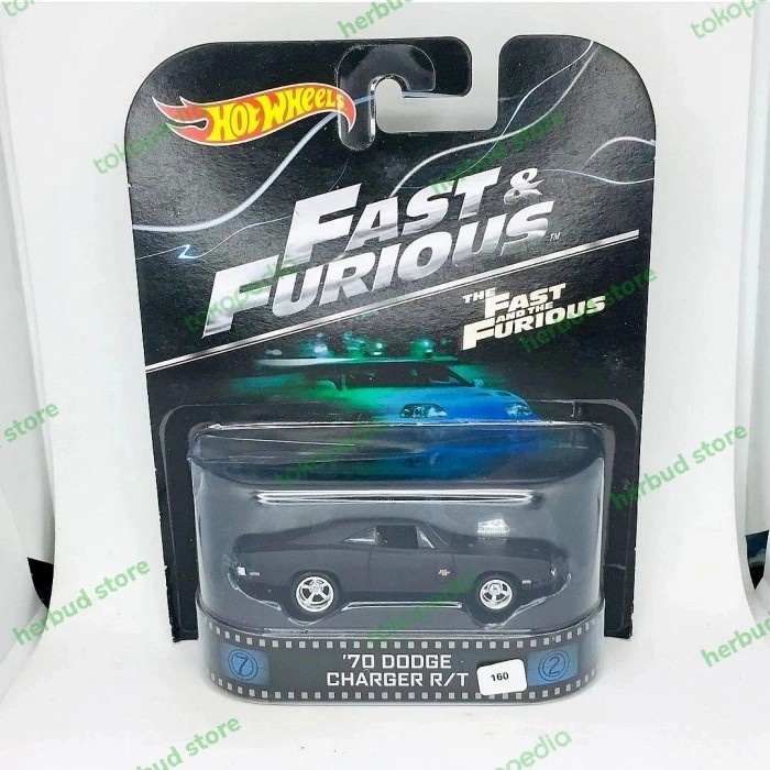✅New Hot Wheels Hw Retro 70 Dodge Charger R/T Fast Furious Varian Card Terbaru