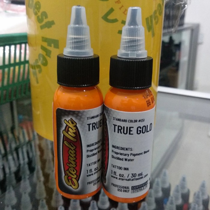 Eternal ink 1oz True Gold / tinta tattoo Eternal Original true gold