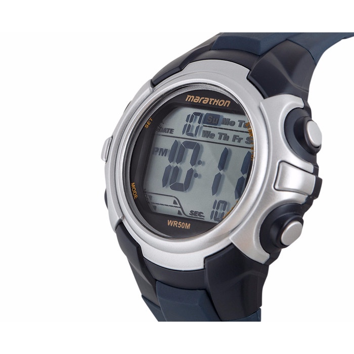 ✅Original Timex 42Mm Marathon Digital Watch - Blue Limited