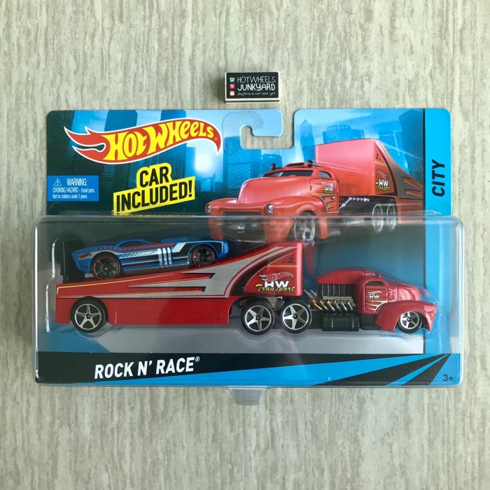 ✅COD Hot Wheels Govner Rock N Race Exclusive Pack Red Truck The Gov'Ner Terbaru