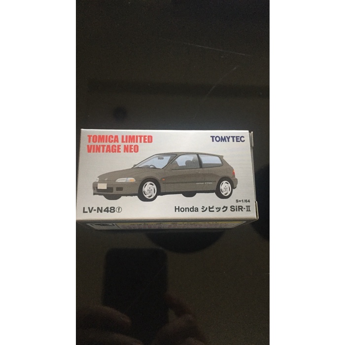 ✅COD Tomica Limited Vintage Honda Civic Tlvn 48 F Grey Berkualitas