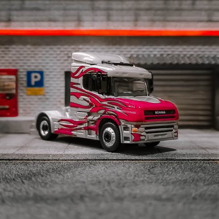 ✅COD Schuco 1/87 Scania Hauber T134L Tribal Berkualitas