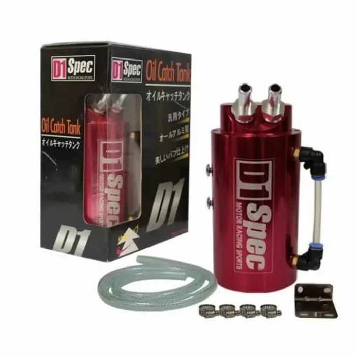 ✨COD Oil Cath Tank Filter Uap Oli Mobil D1 Merk Spec Warna Merah Tabung Diskon