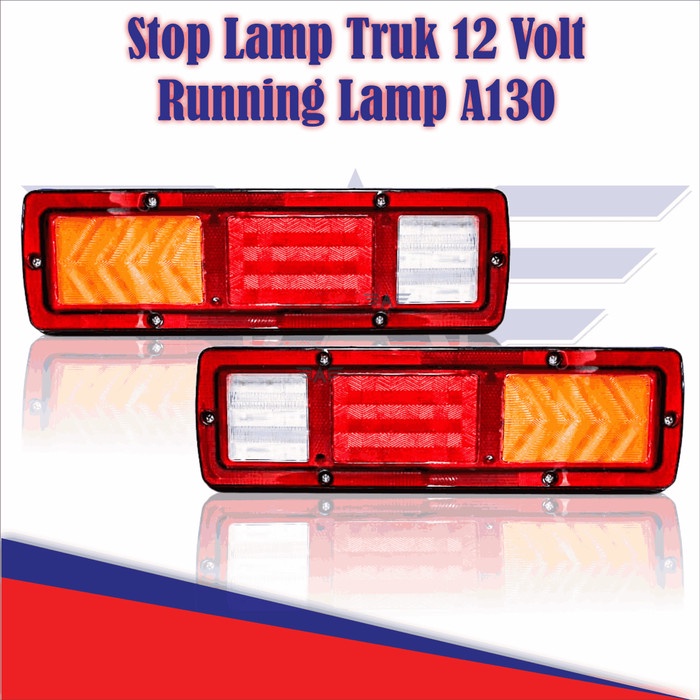 ✨COD Stop Lamp Truk 12 Volt Running Lamp A130 Diskon
