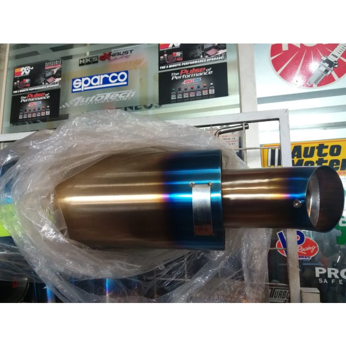 MUFFLER / KNALPOT JS RACING HONDA CIVIC FD2 ORIGINAL JAPAN murmer