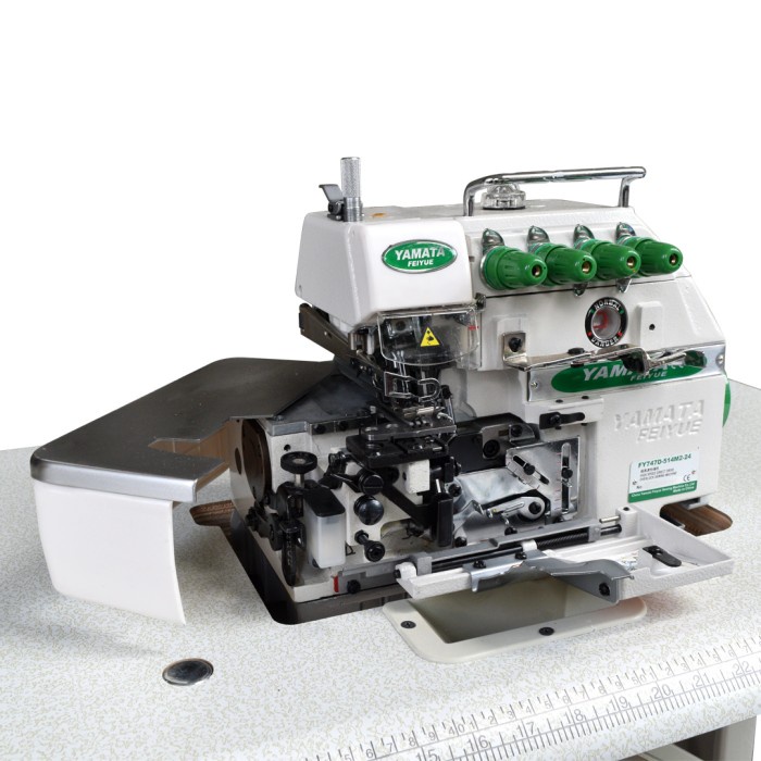 Mesin Obras Yamata Fy 747D / Fy747D Obras Kaos Benang 4 Dinamo Servo