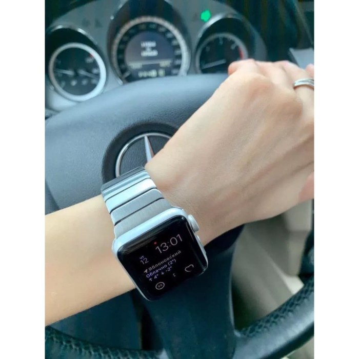 NEW STRAP APPLE WATCH IWATCH SPACE LINK BRACELET STAINLESS STEEL 42MM 38MM ORIGINAL TERBARU