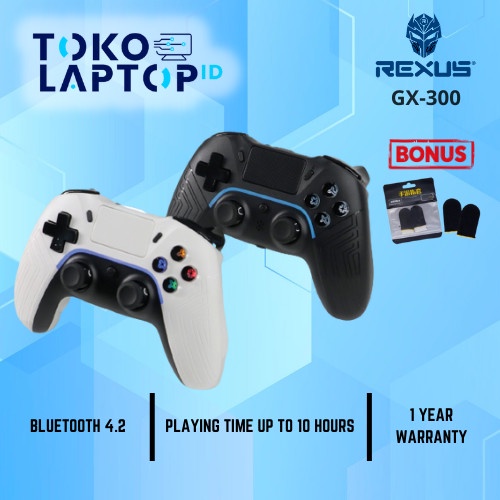 Hawas Rexus Gx300 / Gx-300 Gamepad Joystick Bluetooth Wireless