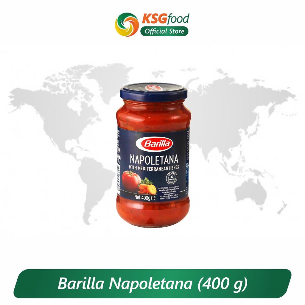 

Barilla Napoletana Pasta Sauce Saus Pasta 400Gr