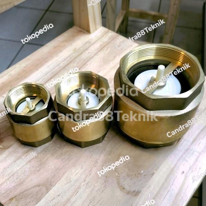 Tusen Klep Kuningan 2" Inch - Foot Valve Klep Kuningan