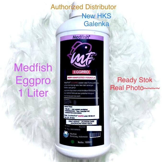 Obat Ikan Medfish Eggpro 1000Ml Med Fish Egg Pro 1L 1000 Ml 1 Liter Kode 110