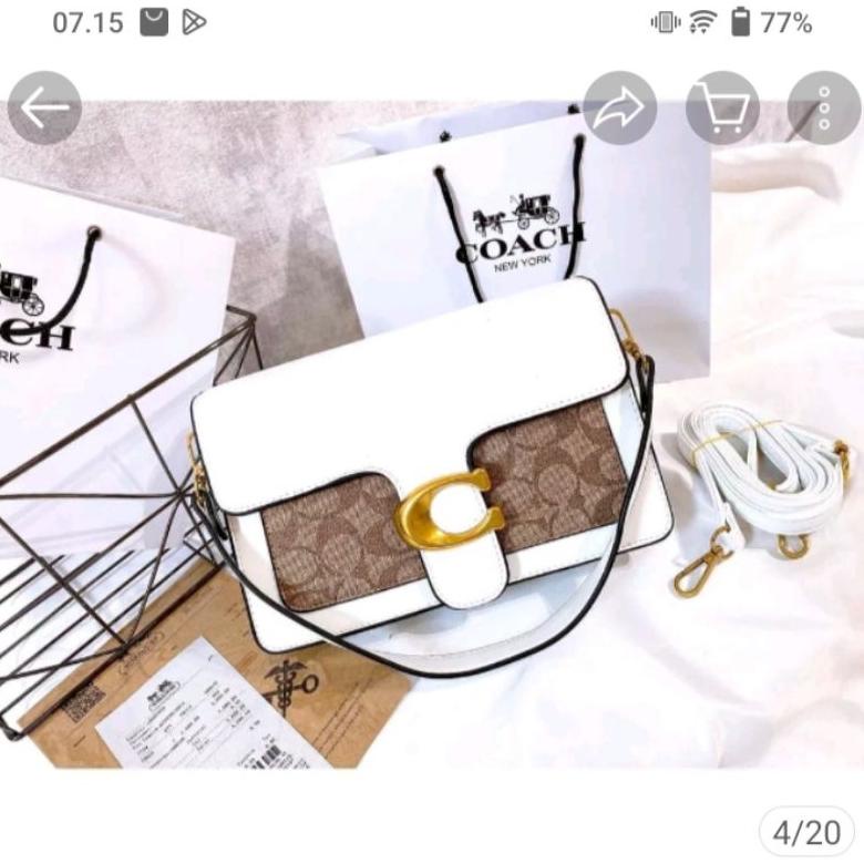 MURAH Tas putih S motif TG wanita super cantik dan elegan LARIS