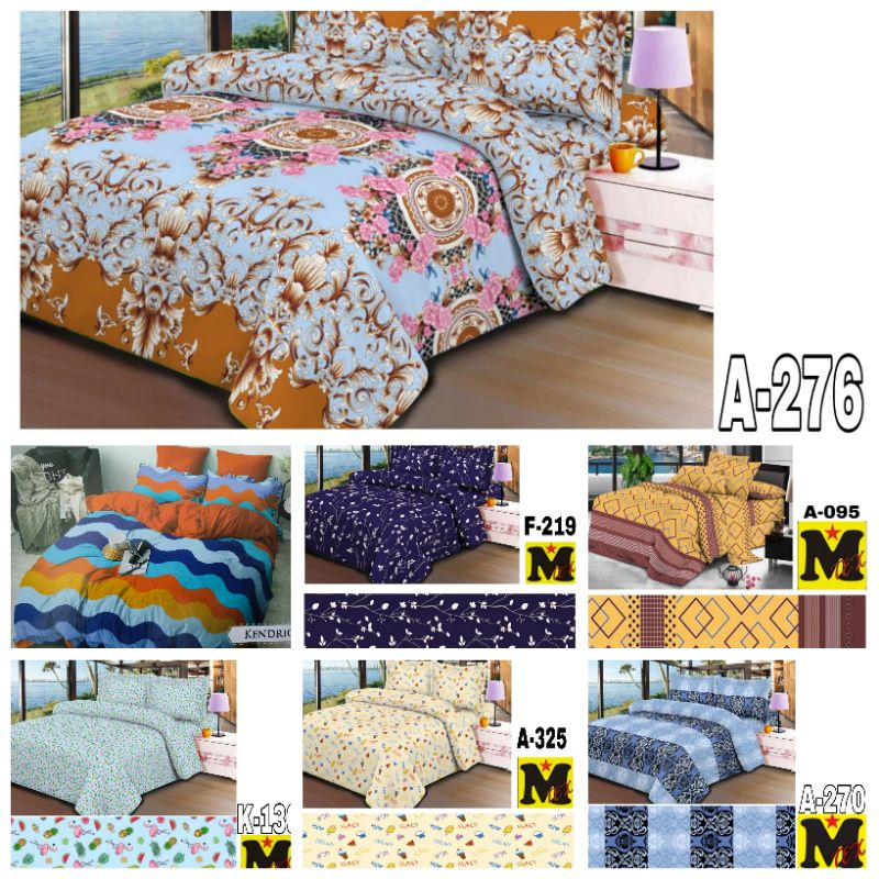 Sprei Motif Murah UK 160x200 T30/Sprei Motif/Sprei Disperse/Sprei Murah