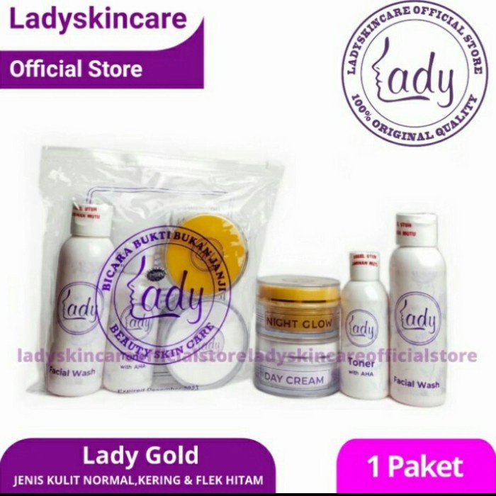 [Original] Lady Cream Gold Skincare Berkualitas