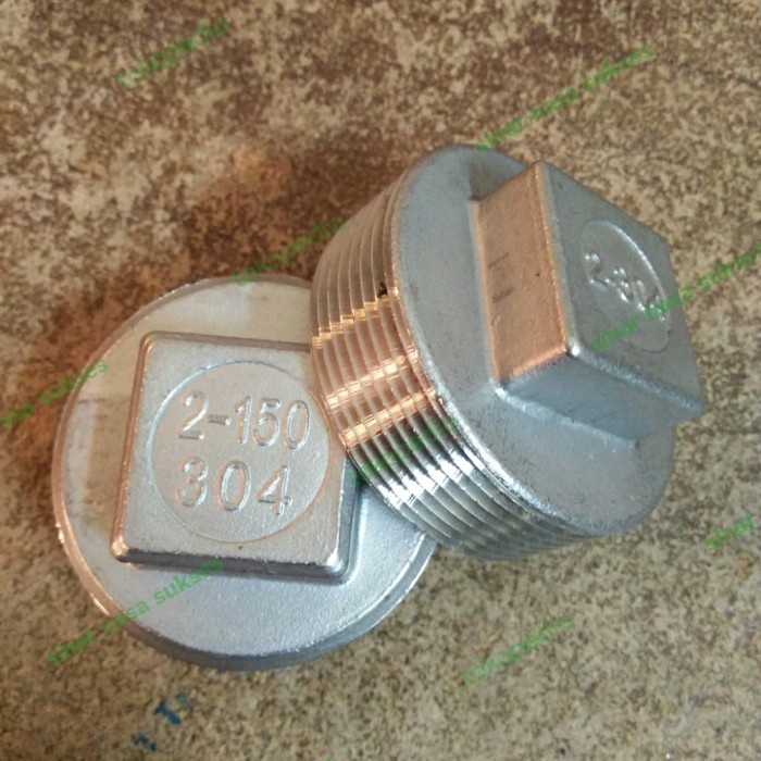 ✅COD Plug/Dop Stainless Drat 4 Inch Ss304 Diskon