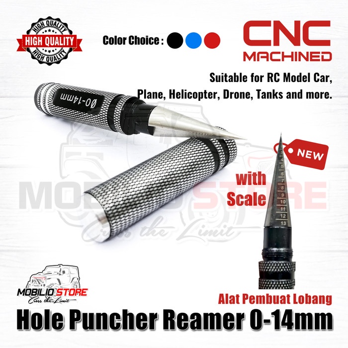 

Promo Alat Pembuat Lubang Hole Puncher Reamer 0 - 14 Mm Steel Metal Rc Cars