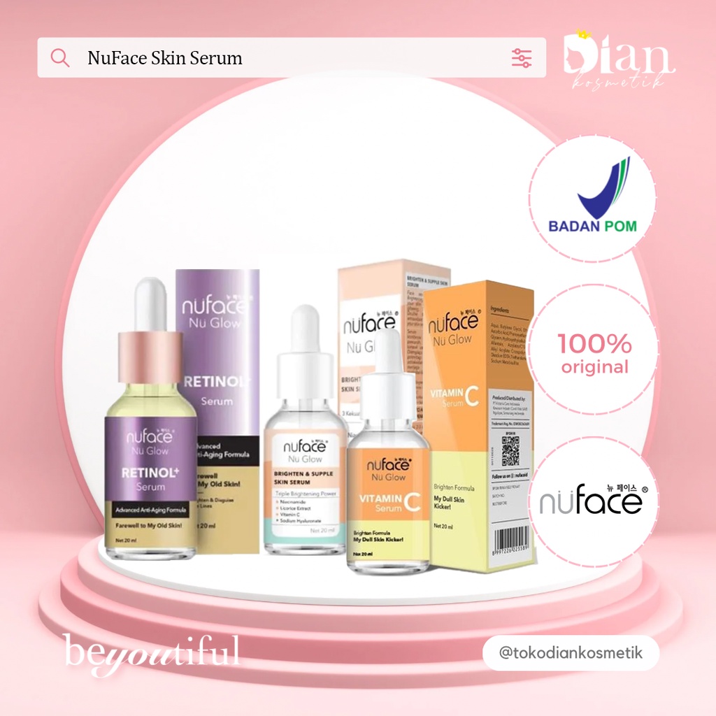 NU FACE -  NU GLOW SKIN SERUM PRODUK