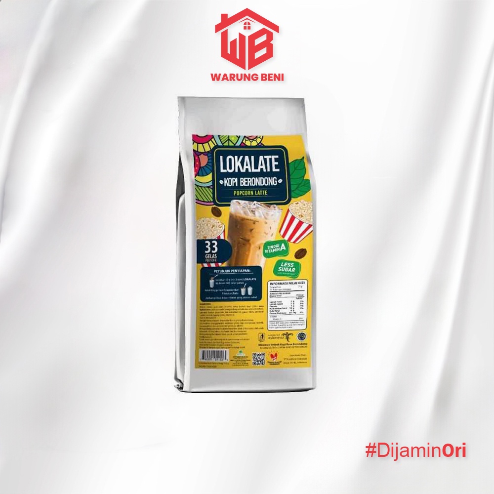 

Lokalate Kopi Berondong Popcorn Latte - Tinggi Vitamin A & Lebih Rendah Gula 500 gr